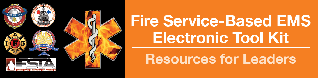 Fire Service-Based EMS Electronic Took Kit
